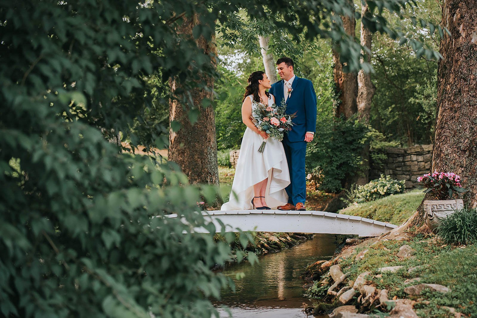 Couple on the Spring Haven grounds